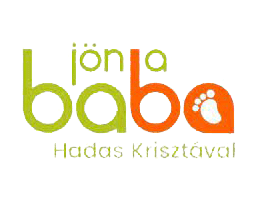 Jön a baba Hadas Krisztával logo