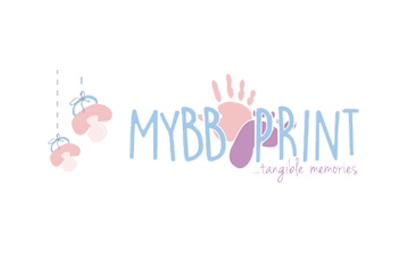 MybbPrint kéz, láb lenyomatok logo